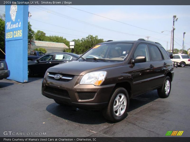 Smokey Brown / Beige 2009 Kia Sportage LX V6