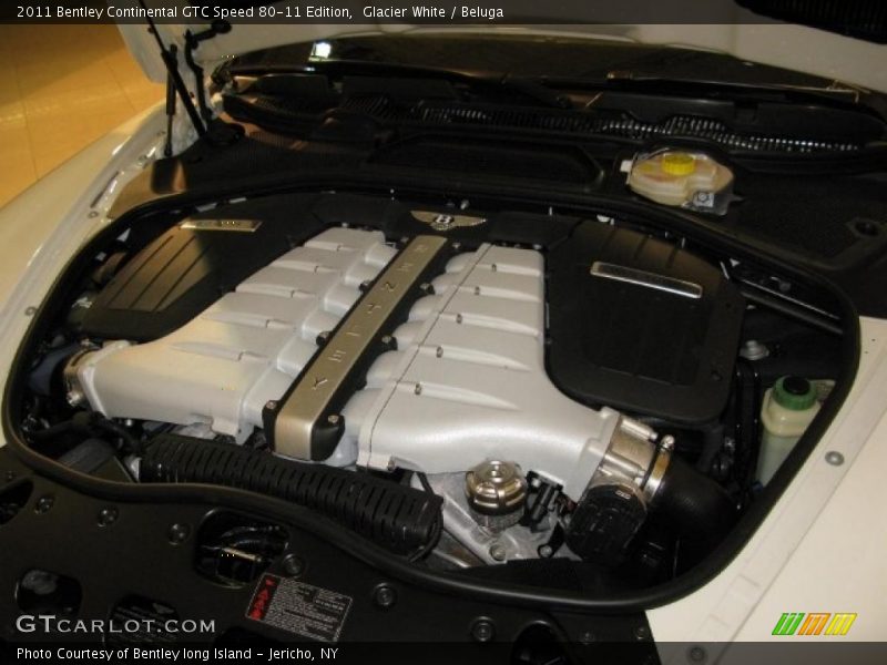  2011 Continental GTC Speed 80-11 Edition Engine - 6.0 Liter Twin-Turbocharged DOHC 48-Valve VVT W12