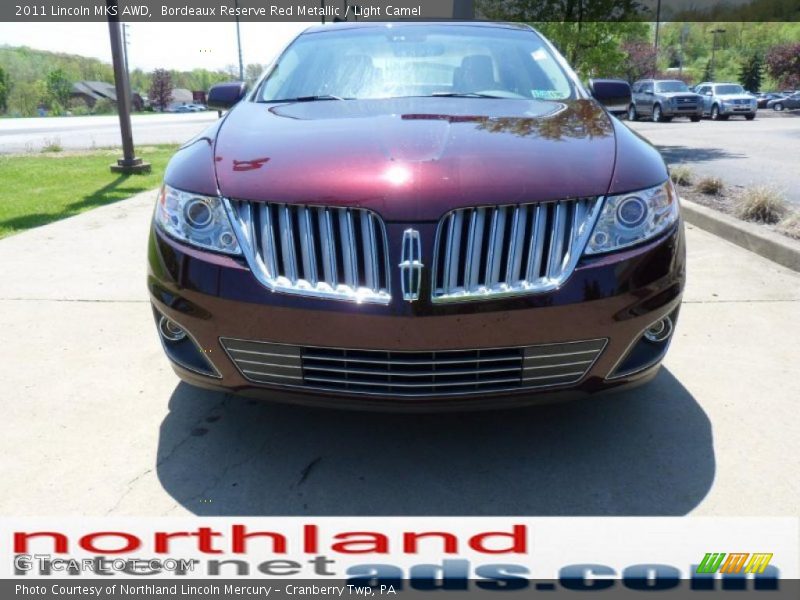 Bordeaux Reserve Red Metallic / Light Camel 2011 Lincoln MKS AWD
