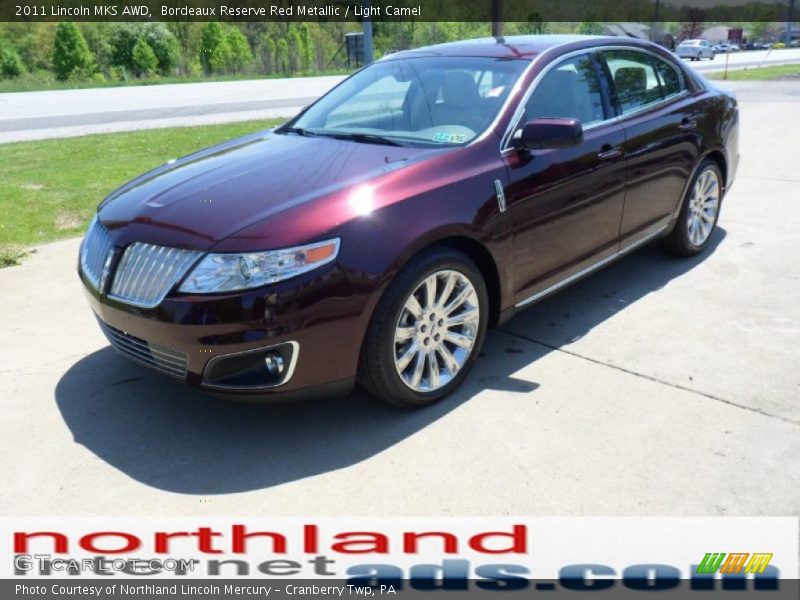 Bordeaux Reserve Red Metallic / Light Camel 2011 Lincoln MKS AWD