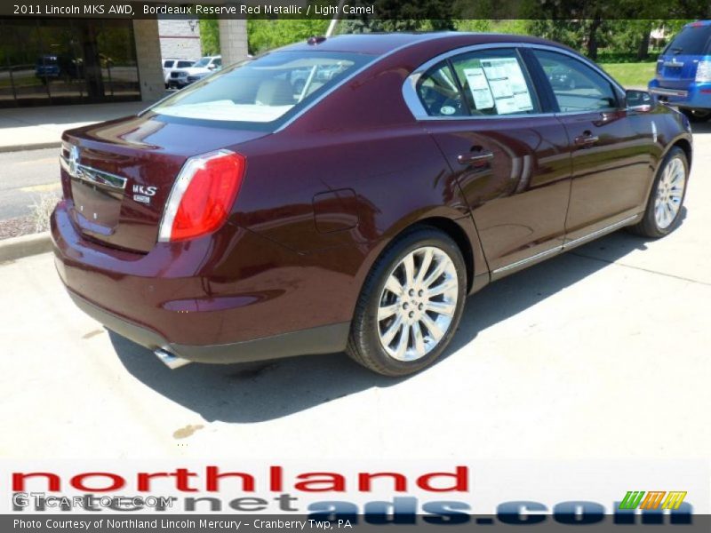 Bordeaux Reserve Red Metallic / Light Camel 2011 Lincoln MKS AWD