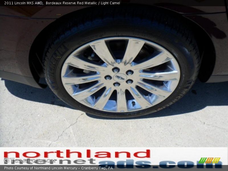 Bordeaux Reserve Red Metallic / Light Camel 2011 Lincoln MKS AWD