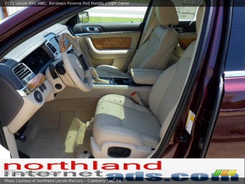 Bordeaux Reserve Red Metallic / Light Camel 2011 Lincoln MKS AWD