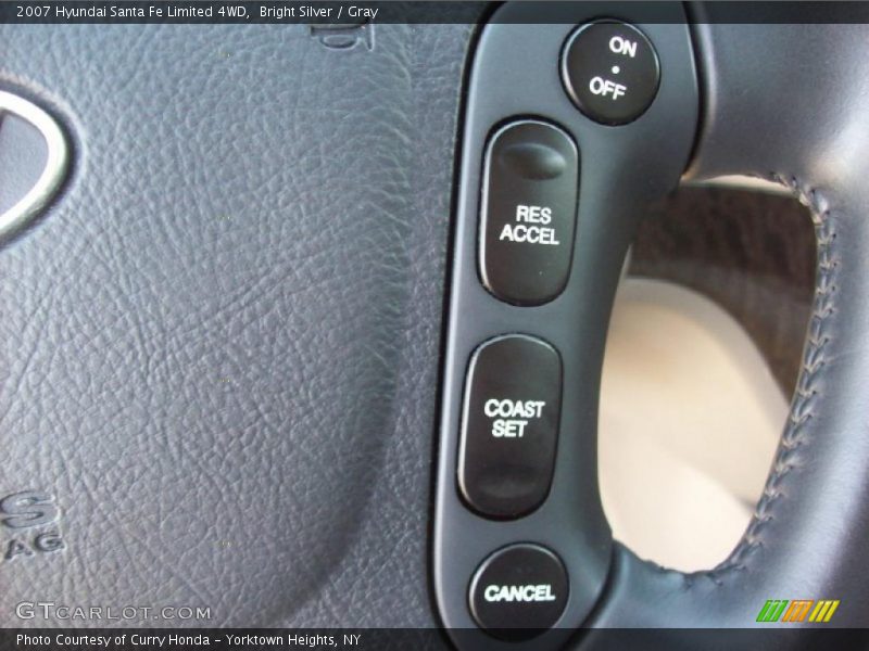 Bright Silver / Gray 2007 Hyundai Santa Fe Limited 4WD