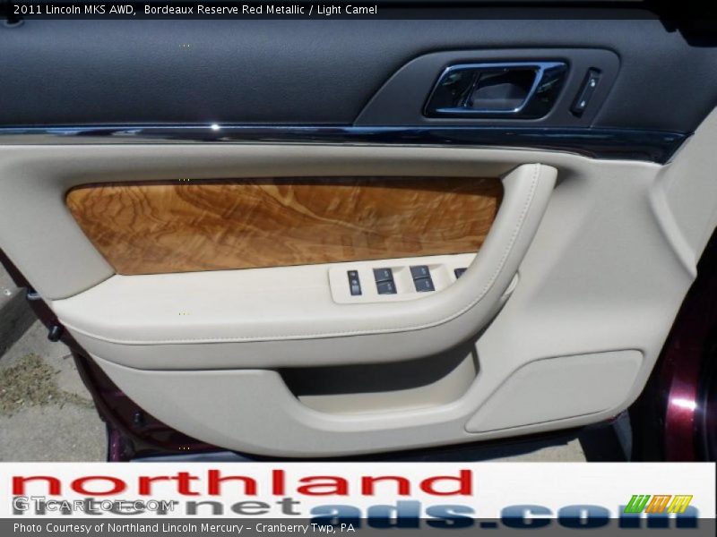 Bordeaux Reserve Red Metallic / Light Camel 2011 Lincoln MKS AWD