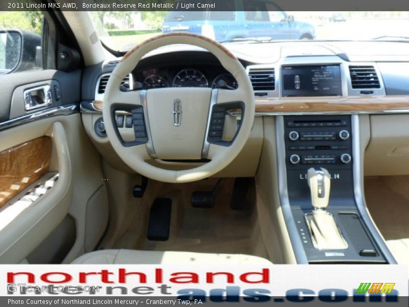 Bordeaux Reserve Red Metallic / Light Camel 2011 Lincoln MKS AWD