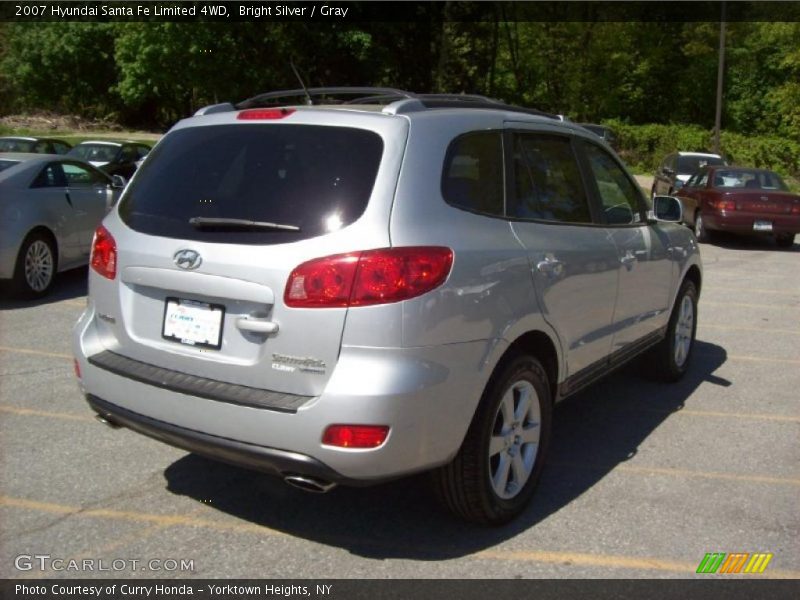 Bright Silver / Gray 2007 Hyundai Santa Fe Limited 4WD
