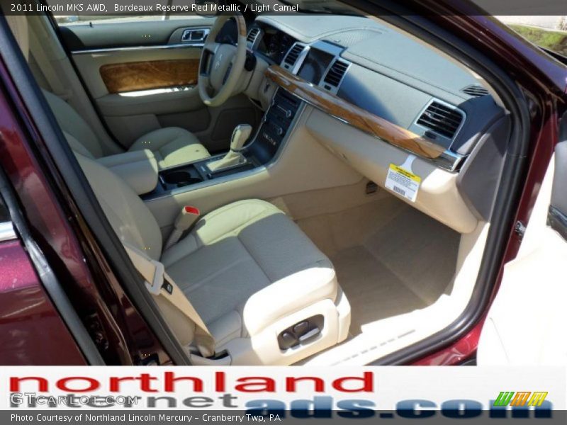 Bordeaux Reserve Red Metallic / Light Camel 2011 Lincoln MKS AWD