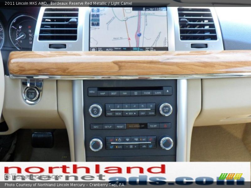 Bordeaux Reserve Red Metallic / Light Camel 2011 Lincoln MKS AWD