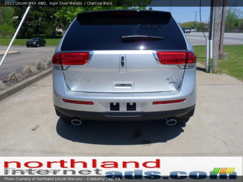 Ingot Silver Metallic / Charcoal Black 2011 Lincoln MKX AWD