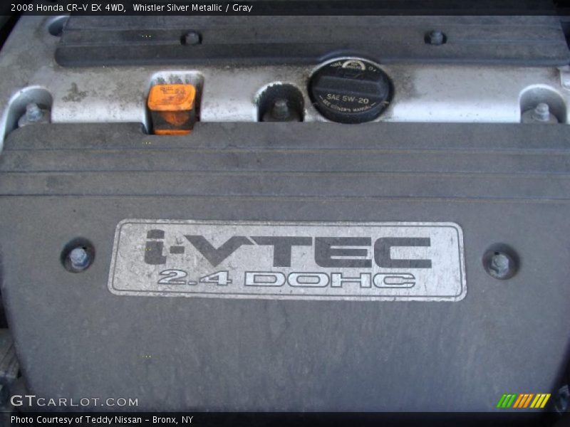 Whistler Silver Metallic / Gray 2008 Honda CR-V EX 4WD