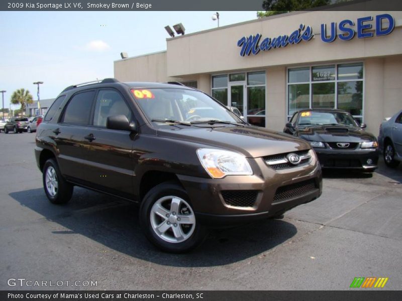 Smokey Brown / Beige 2009 Kia Sportage LX V6