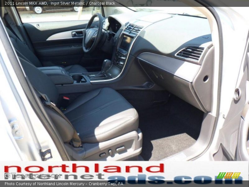 Ingot Silver Metallic / Charcoal Black 2011 Lincoln MKX AWD