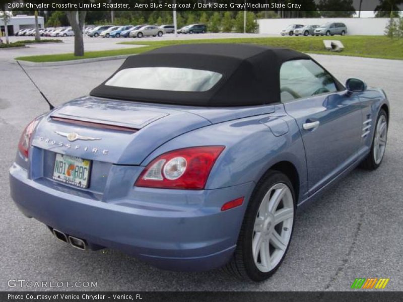 Aero Blue Pearlcoat / Dark Slate Gray/Medium Slate Gray 2007 Chrysler Crossfire Limited Roadster