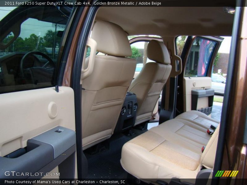 Golden Bronze Metallic / Adobe Beige 2011 Ford F250 Super Duty XLT Crew Cab 4x4