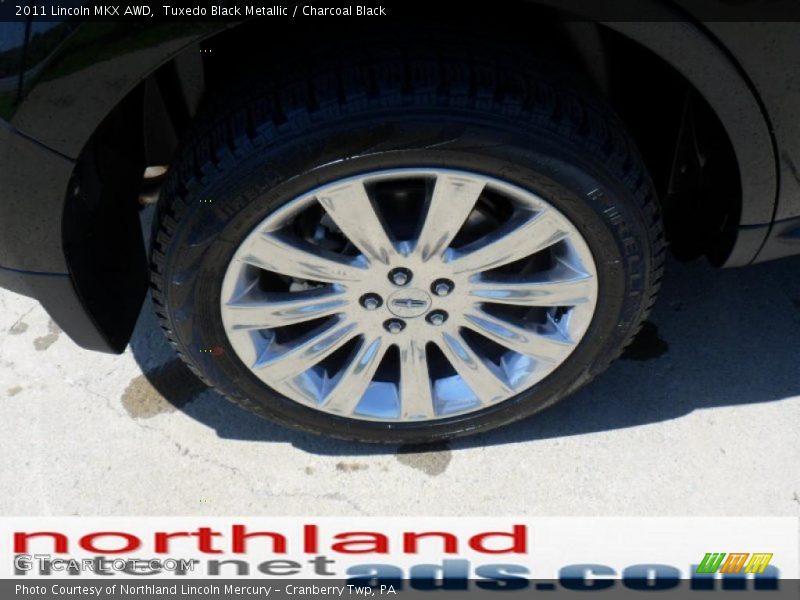 Tuxedo Black Metallic / Charcoal Black 2011 Lincoln MKX AWD