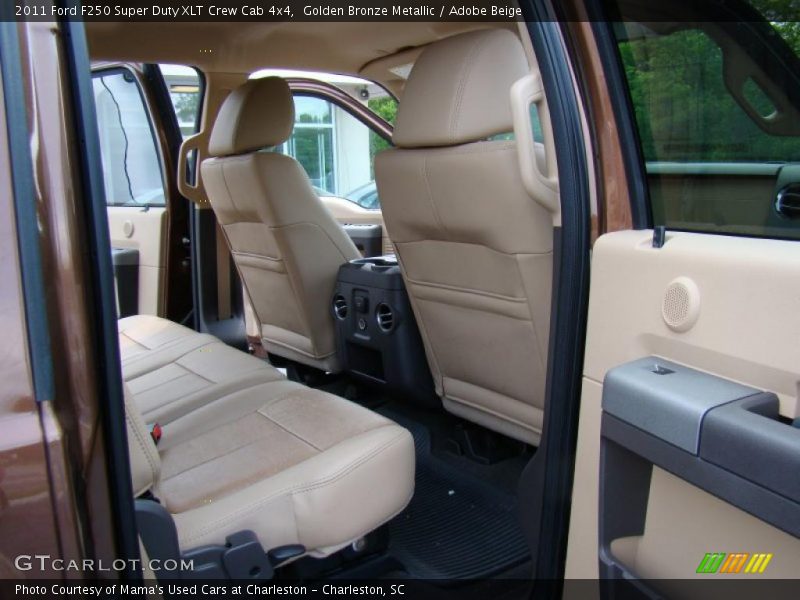 Golden Bronze Metallic / Adobe Beige 2011 Ford F250 Super Duty XLT Crew Cab 4x4