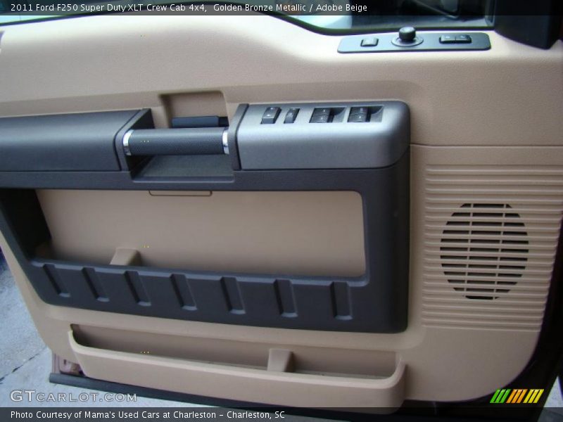Golden Bronze Metallic / Adobe Beige 2011 Ford F250 Super Duty XLT Crew Cab 4x4