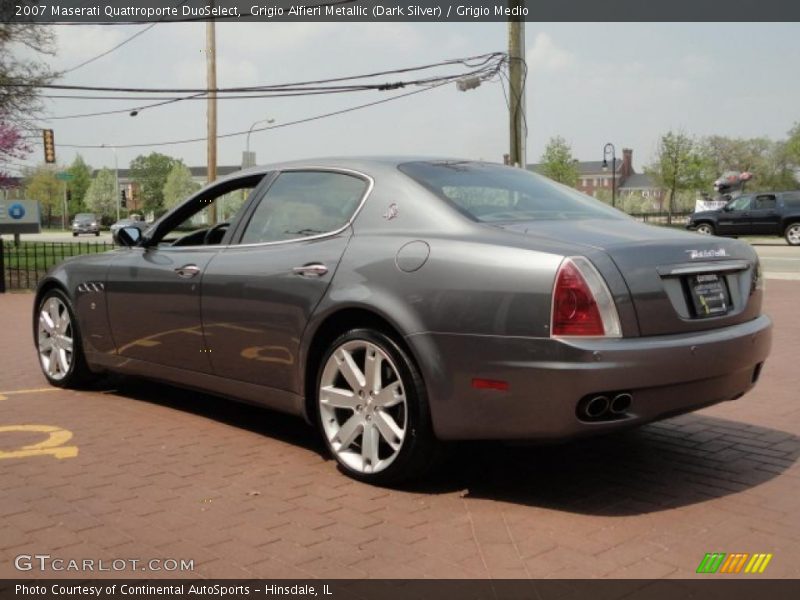 Grigio Alfieri Metallic (Dark Silver) / Grigio Medio 2007 Maserati Quattroporte DuoSelect