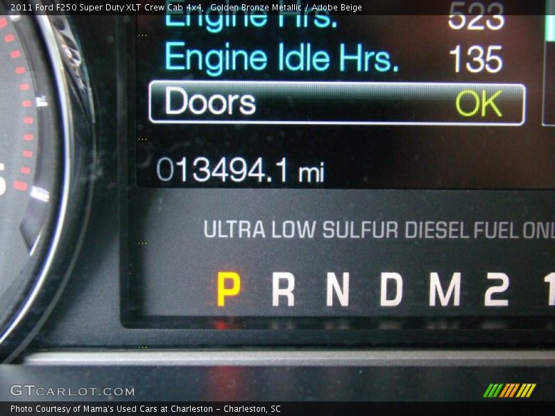 Golden Bronze Metallic / Adobe Beige 2011 Ford F250 Super Duty XLT Crew Cab 4x4