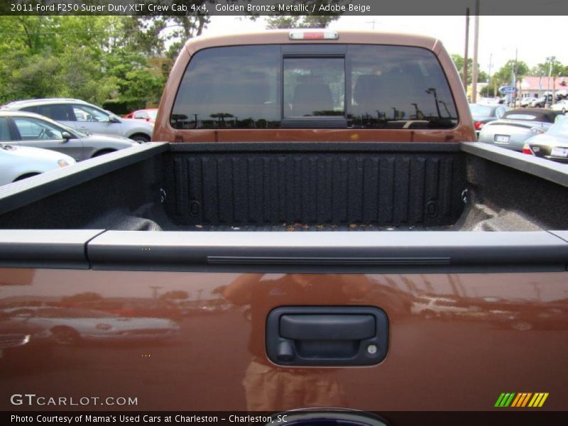 Golden Bronze Metallic / Adobe Beige 2011 Ford F250 Super Duty XLT Crew Cab 4x4