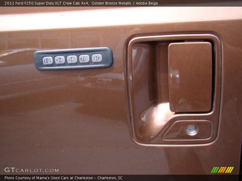 Golden Bronze Metallic / Adobe Beige 2011 Ford F250 Super Duty XLT Crew Cab 4x4