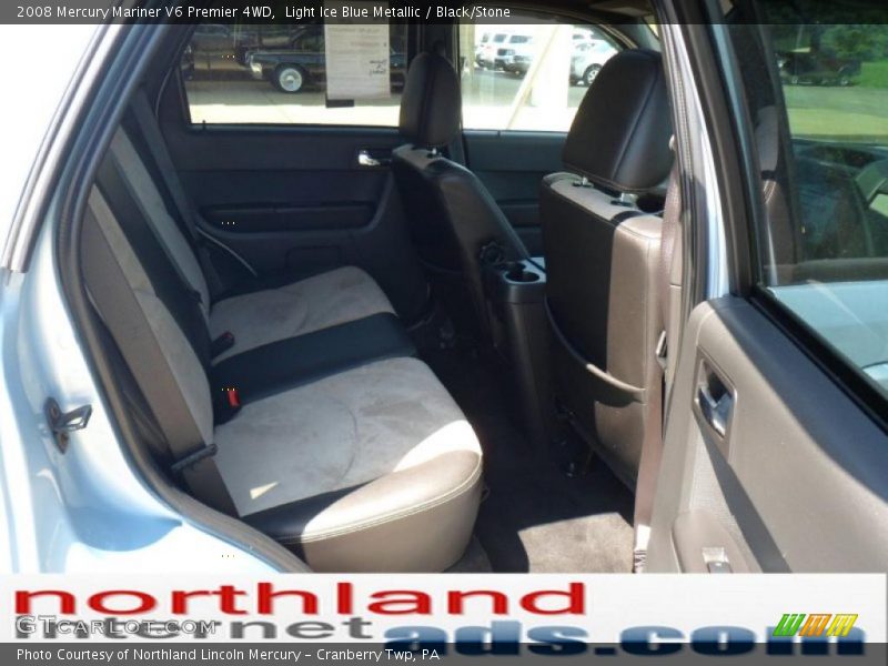 Light Ice Blue Metallic / Black/Stone 2008 Mercury Mariner V6 Premier 4WD