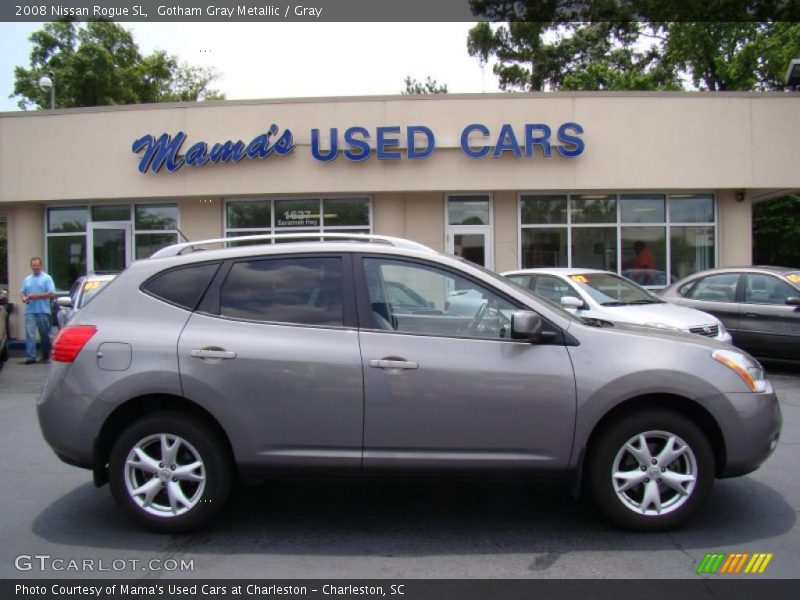 Gotham Gray Metallic / Gray 2008 Nissan Rogue SL