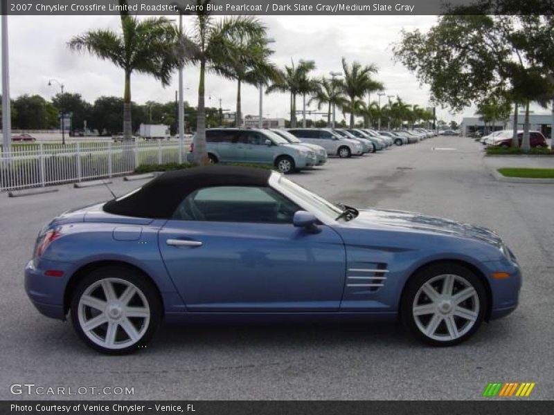 Aero Blue Pearlcoat / Dark Slate Gray/Medium Slate Gray 2007 Chrysler Crossfire Limited Roadster