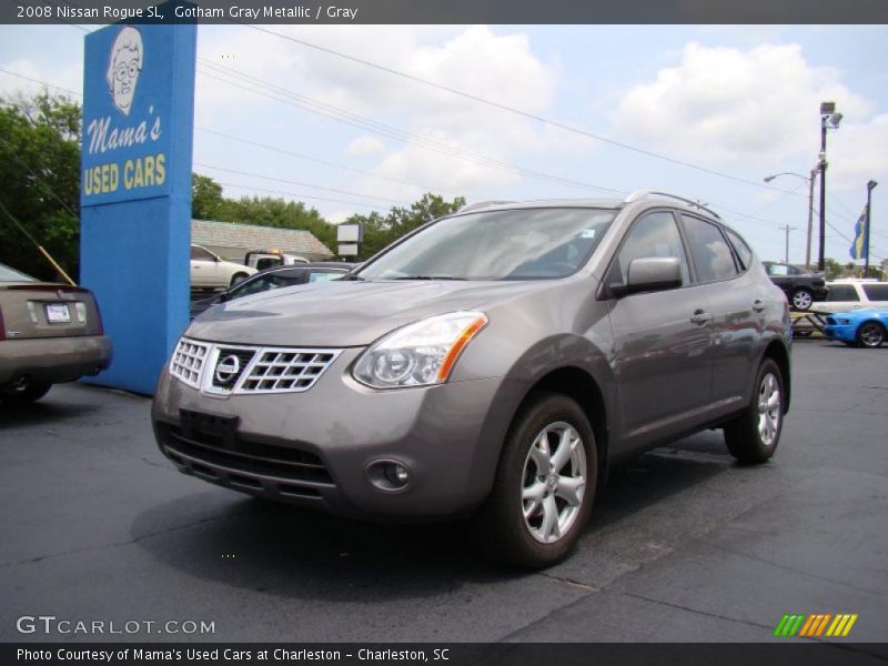 Gotham Gray Metallic / Gray 2008 Nissan Rogue SL