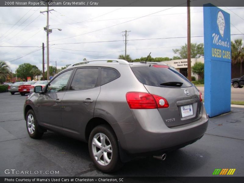 Gotham Gray Metallic / Gray 2008 Nissan Rogue SL