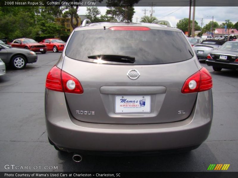 Gotham Gray Metallic / Gray 2008 Nissan Rogue SL