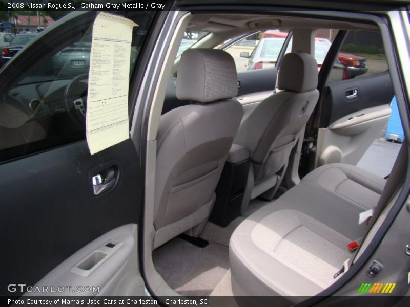 Gotham Gray Metallic / Gray 2008 Nissan Rogue SL