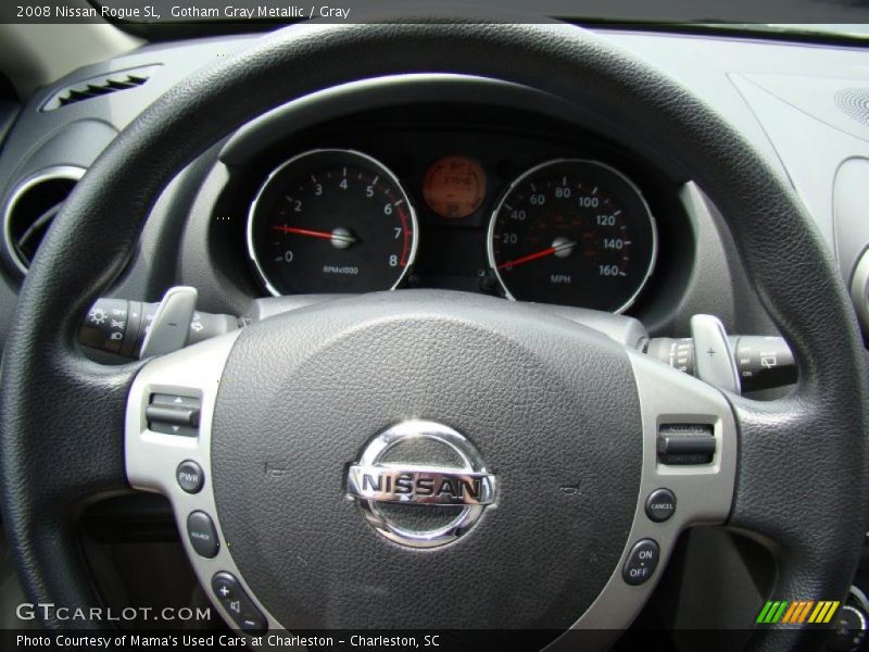 Gotham Gray Metallic / Gray 2008 Nissan Rogue SL