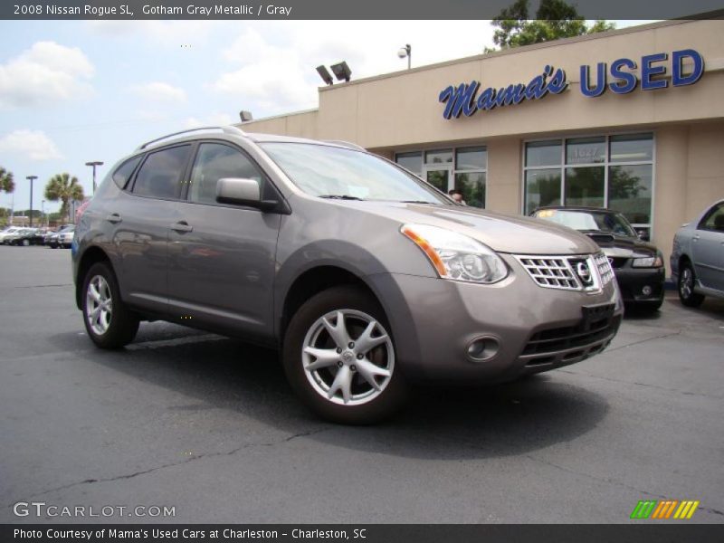 Gotham Gray Metallic / Gray 2008 Nissan Rogue SL