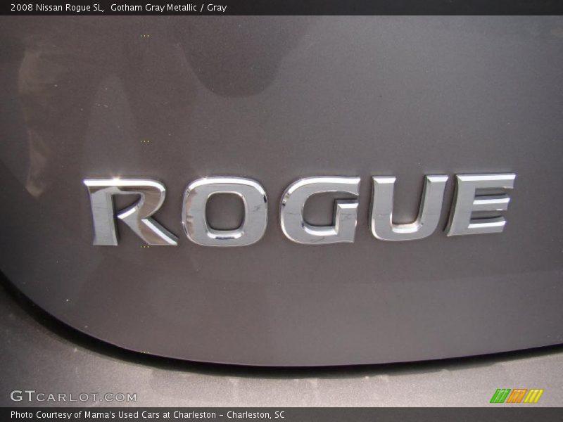 Gotham Gray Metallic / Gray 2008 Nissan Rogue SL