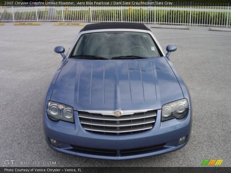 Aero Blue Pearlcoat / Dark Slate Gray/Medium Slate Gray 2007 Chrysler Crossfire Limited Roadster