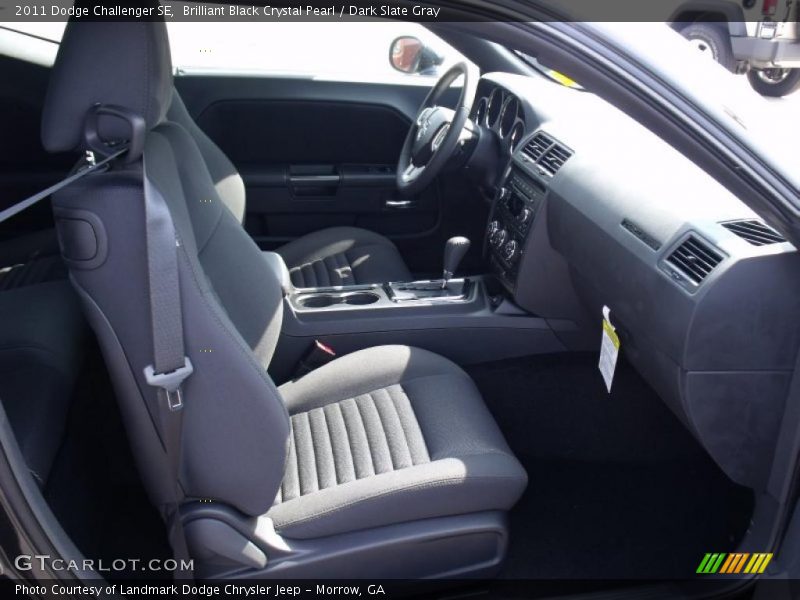 Brilliant Black Crystal Pearl / Dark Slate Gray 2011 Dodge Challenger SE