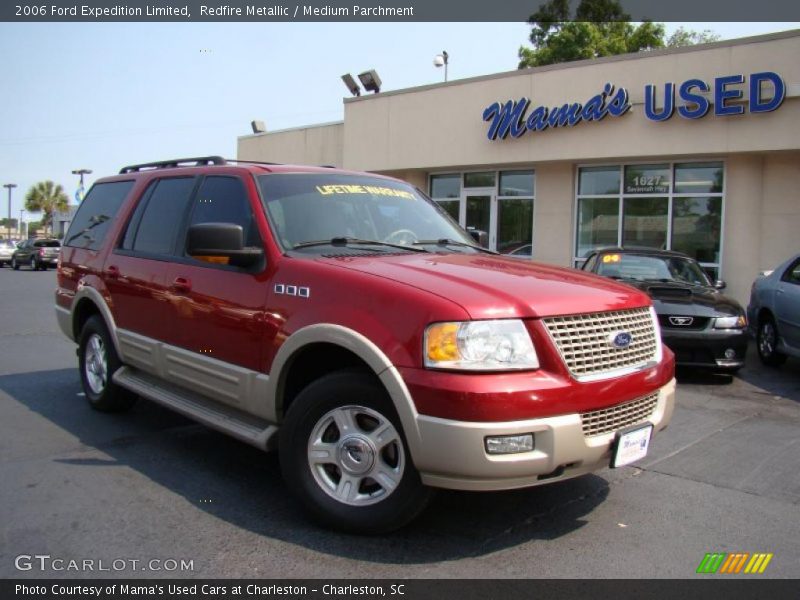 Redfire Metallic / Medium Parchment 2006 Ford Expedition Limited