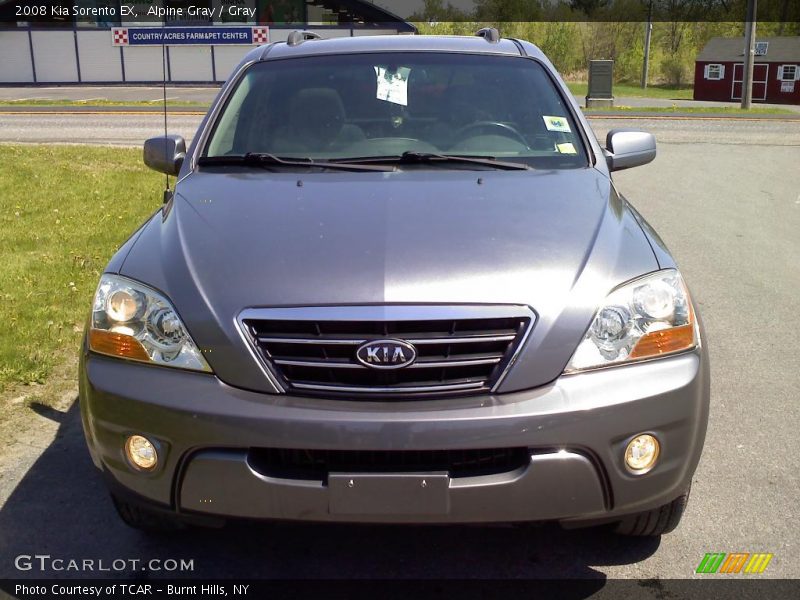 Alpine Gray / Gray 2008 Kia Sorento EX