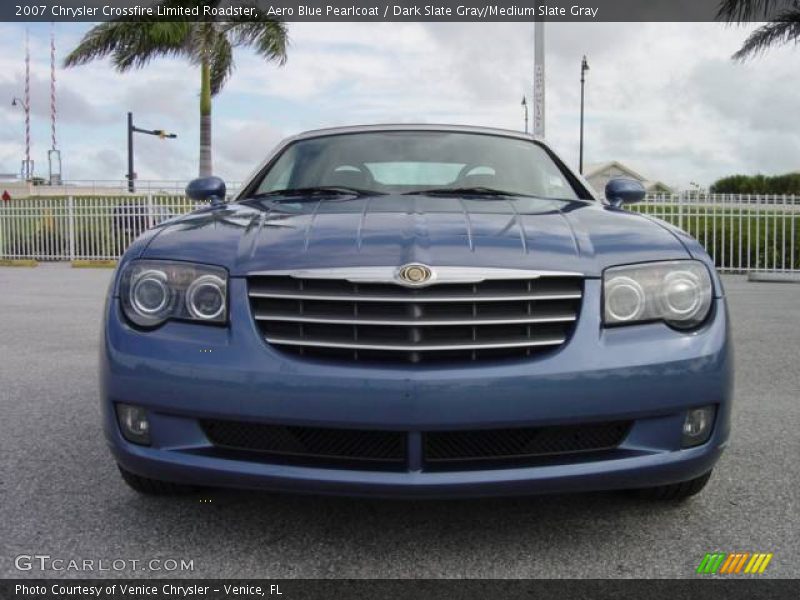 Aero Blue Pearlcoat / Dark Slate Gray/Medium Slate Gray 2007 Chrysler Crossfire Limited Roadster