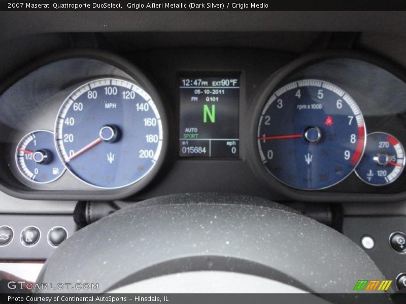  2007 Quattroporte DuoSelect DuoSelect Gauges