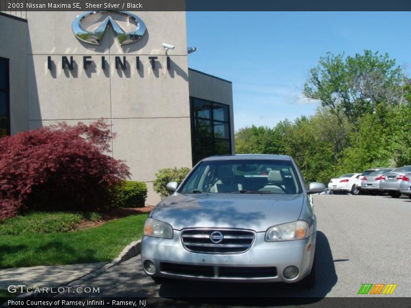 Sheer Silver / Black 2003 Nissan Maxima SE