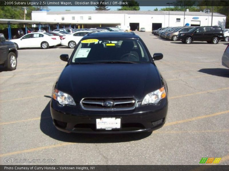 Obsidian Black Pearl / Off-Black 2006 Subaru Legacy 2.5i Limited Wagon