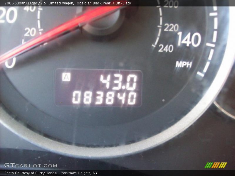 Obsidian Black Pearl / Off-Black 2006 Subaru Legacy 2.5i Limited Wagon