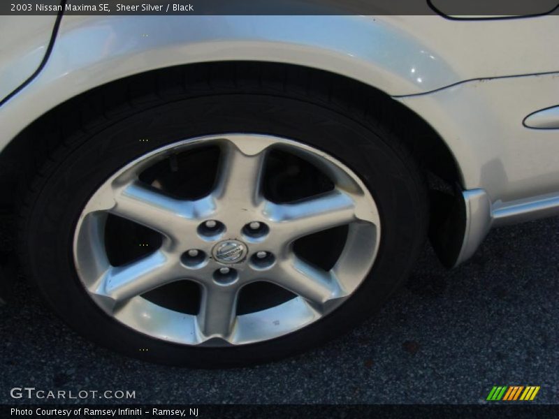 Sheer Silver / Black 2003 Nissan Maxima SE