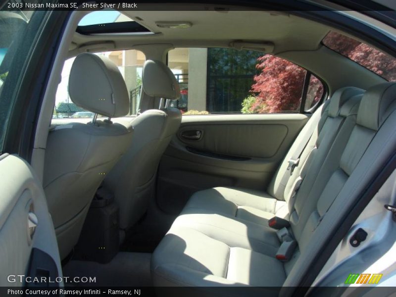 Sheer Silver / Black 2003 Nissan Maxima SE