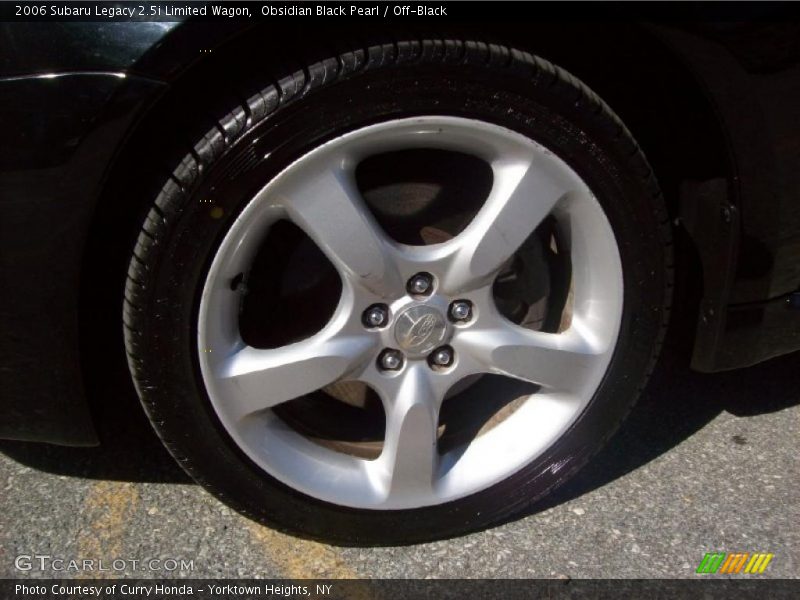Obsidian Black Pearl / Off-Black 2006 Subaru Legacy 2.5i Limited Wagon