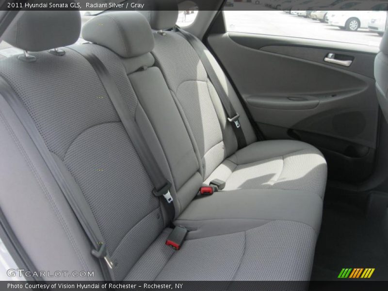 Radiant Silver / Gray 2011 Hyundai Sonata GLS