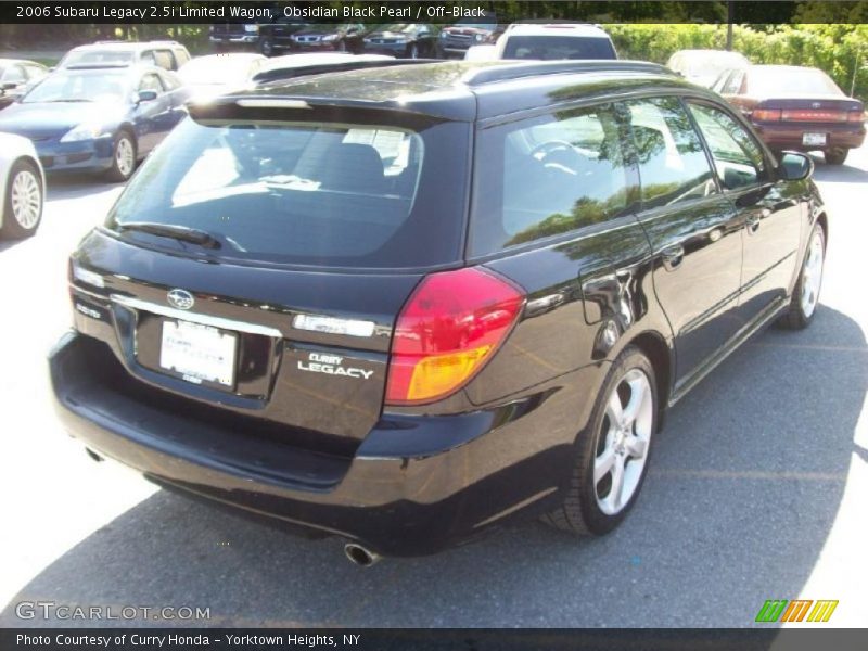 Obsidian Black Pearl / Off-Black 2006 Subaru Legacy 2.5i Limited Wagon